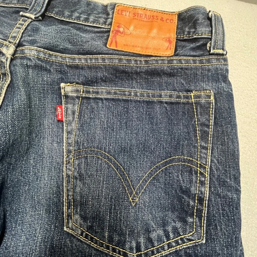 VTG Levi's Homage Jeans men 33x32(33x30 clean Dark wash button fly‎ straight Y2K